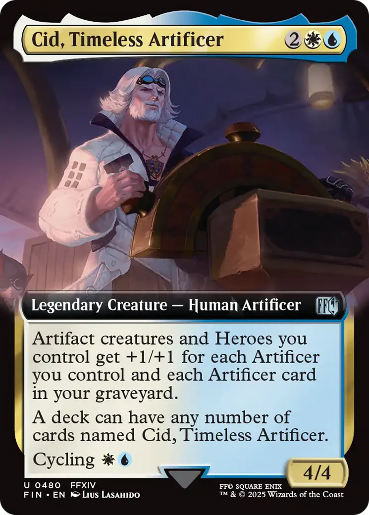 Cid, Timeless Artificer (Extended Art) [FINAL FANTASY] Foil