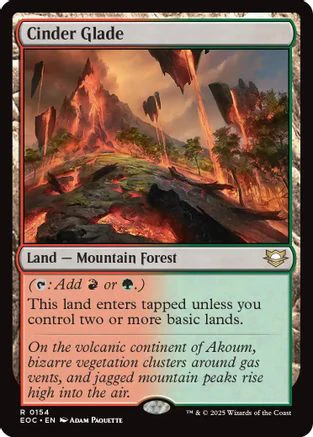 Cinder Glade  [Commander: Edge of Eternities]