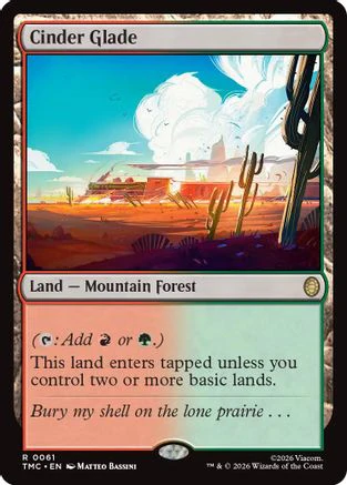 Cinder Glade  [Commander: Teenage Mutant Ninja Turtles] Foil