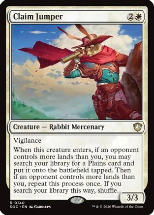 Claim Jumper  [Commander: Secrets of Strixhaven]