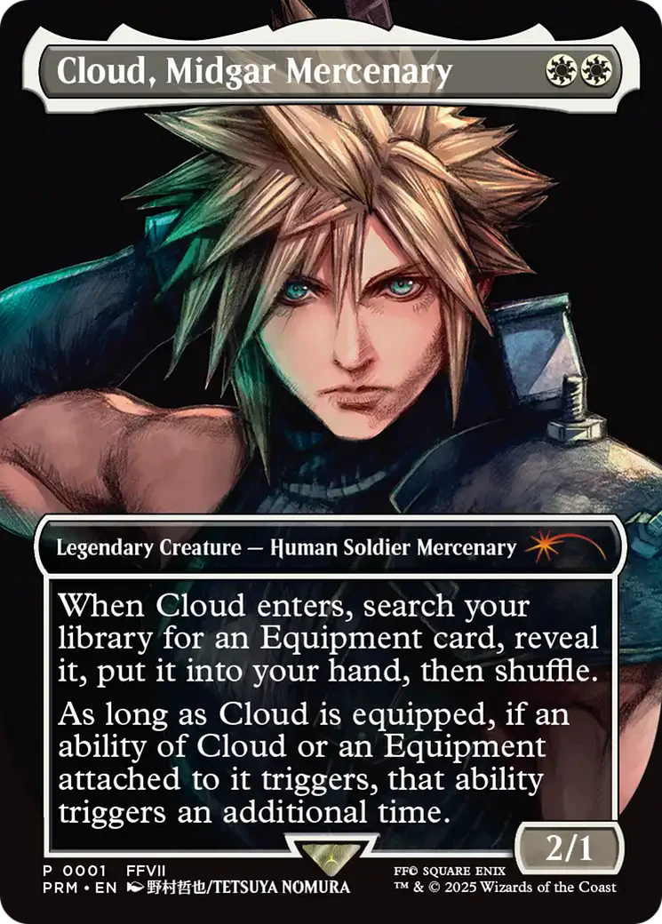 Cloud, Midgar Mercenary [Pro Tour Promos] Foil