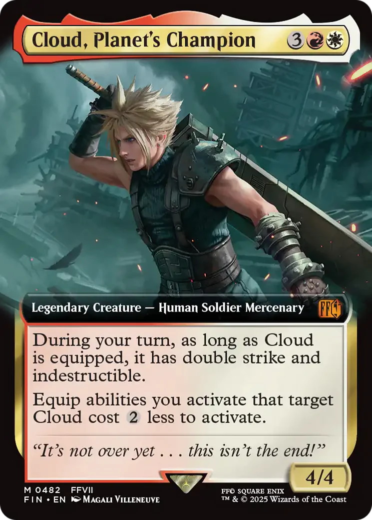 Cloud, Planet's Champion (Extended Art) [FINAL FANTASY] Foil