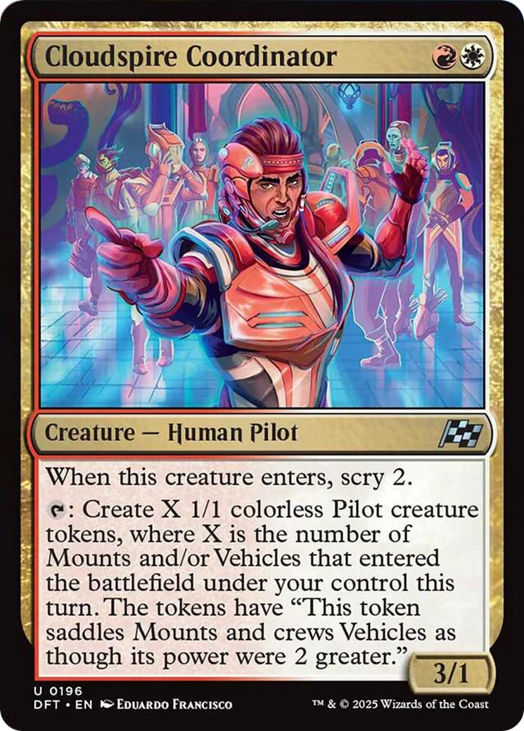 Cloudspire Coordinator [Aetherdrift] Foil