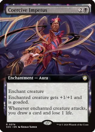 Coercive Impetus (Extended Art)  [Commander: Secrets of Strixhaven]