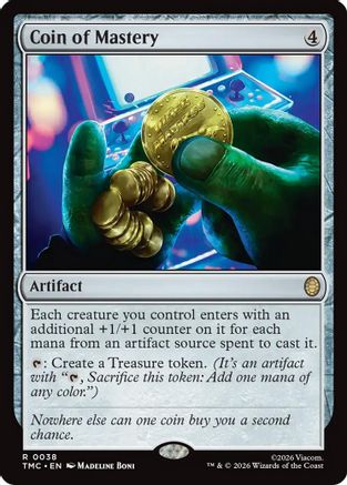 Coin of Mastery  [Commander: Teenage Mutant Ninja Turtles] Foil