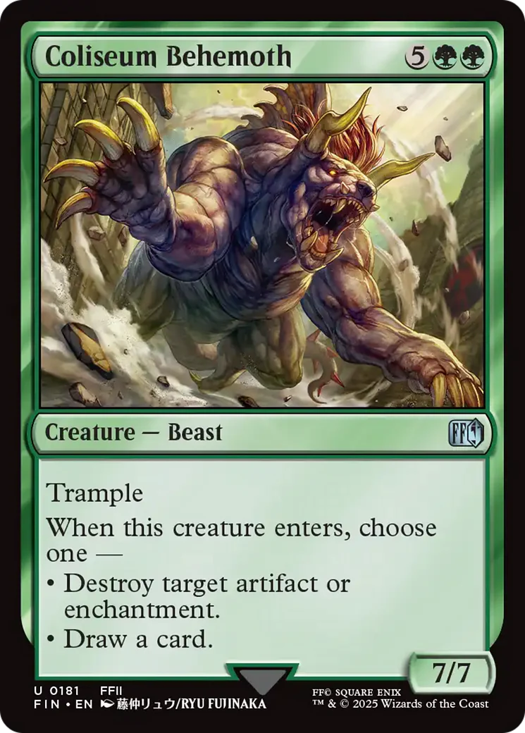 Coliseum Behemoth [FINAL FANTASY] Foil