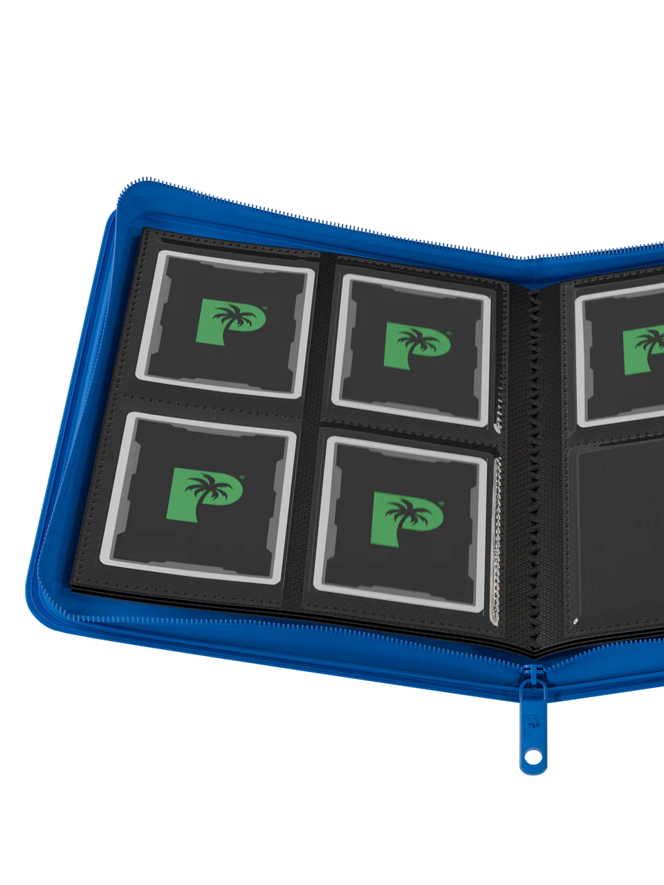 Collector's Series 4 Pocket Zip Trading Card Binder - BLUE - Image 4