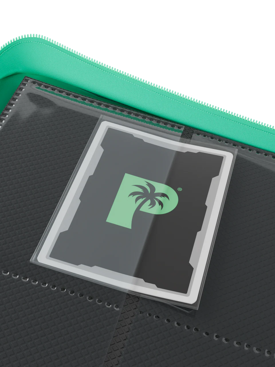 Collector's Series 9 Pocket Zip Trading Card Binder - TURQUOISE - Image 3
