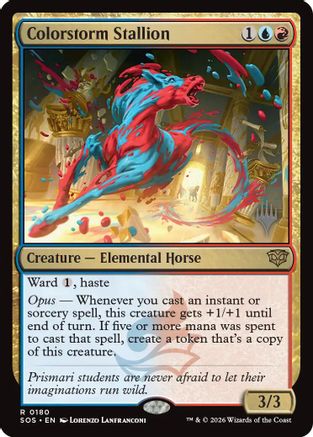 Colorstorm Stallion  [Promo Pack: Secrets of Strixhaven]