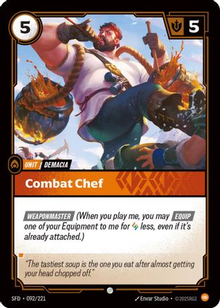 Combat Chef (092/221) - Riftbound - [Spiritforged] Foil