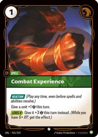 Combat Expertise (031/219) - Riftbound - [Unleashed]