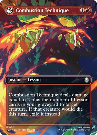 Combustion Technique (Borderless)  [Avatar: The Last Airbender]