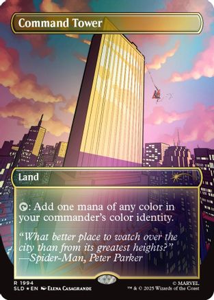 Command Tower (1994) (Rainbow Foil)  [Secret Lair Drop Series] Foil