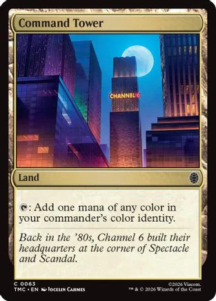 Command Tower  [Commander: Teenage Mutant Ninja Turtles] Foil