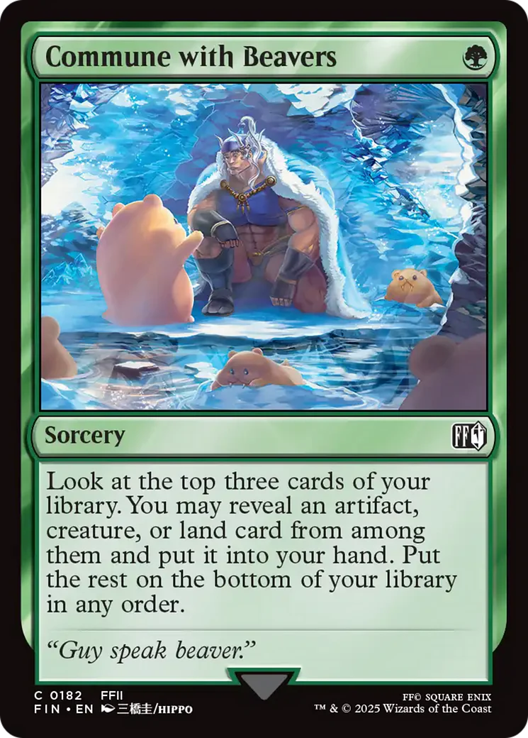Commune with Beavers [FINAL FANTASY] Foil