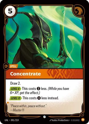 Concentrate (091/219) - Riftbound - [Unleashed]