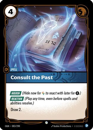 Consult the Past (083/298) - Riftbound - [Origins]