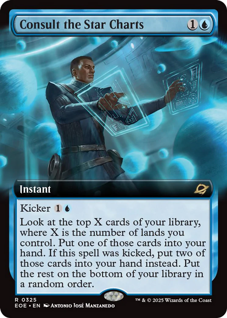 Consult the Star Charts (Extended Art) [Edge of Eternities] Foil