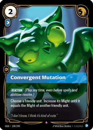 Convergent Mutation (108/298) - Riftbound - [Origins] Foil