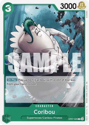 Coribou (Reprint) (OP07-025) - [Starter Deck 24: GREEN Jewelry Bonney]