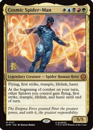 Cosmic Spider-Man  [Prerelease Cards] Foil