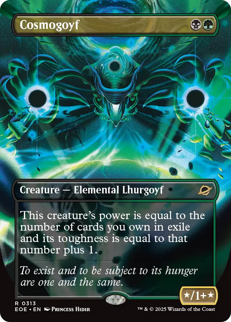 Cosmogoyf (Borderless) [Edge of Eternities] Foil