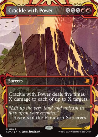 Crackle with Power  [Secrets of Strixhaven: Mystical Archive] Foil