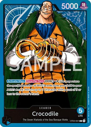Crocodile (001) (ST03-001) - [Revision Pack Cards] Foil