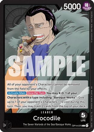 Crocodile - OP14-079 (OP14-079) - [The Azure Sea's Seven]