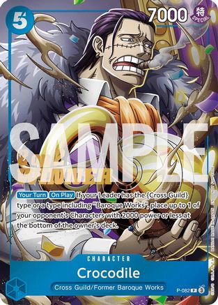 Crocodile (Store 2-on-2 Battle 2025 Winner) (P-082) - [One Piece Promotion Cards] Foil