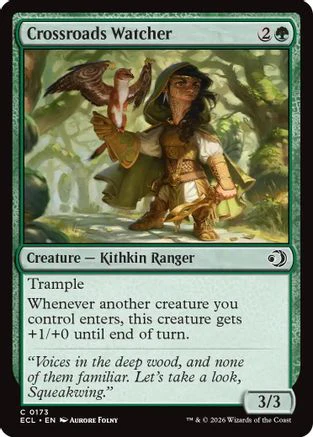 Crossroads Watcher  [Lorwyn Eclipsed] Foil