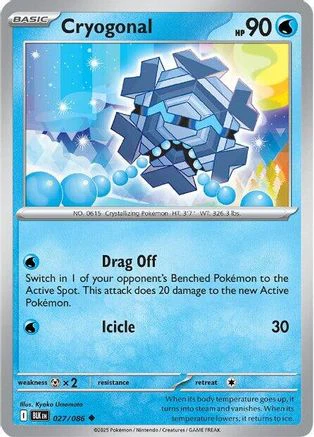 Cryogonal (030/086) [Scarlet & Violet: Black Bolt] Reverse Holofoil