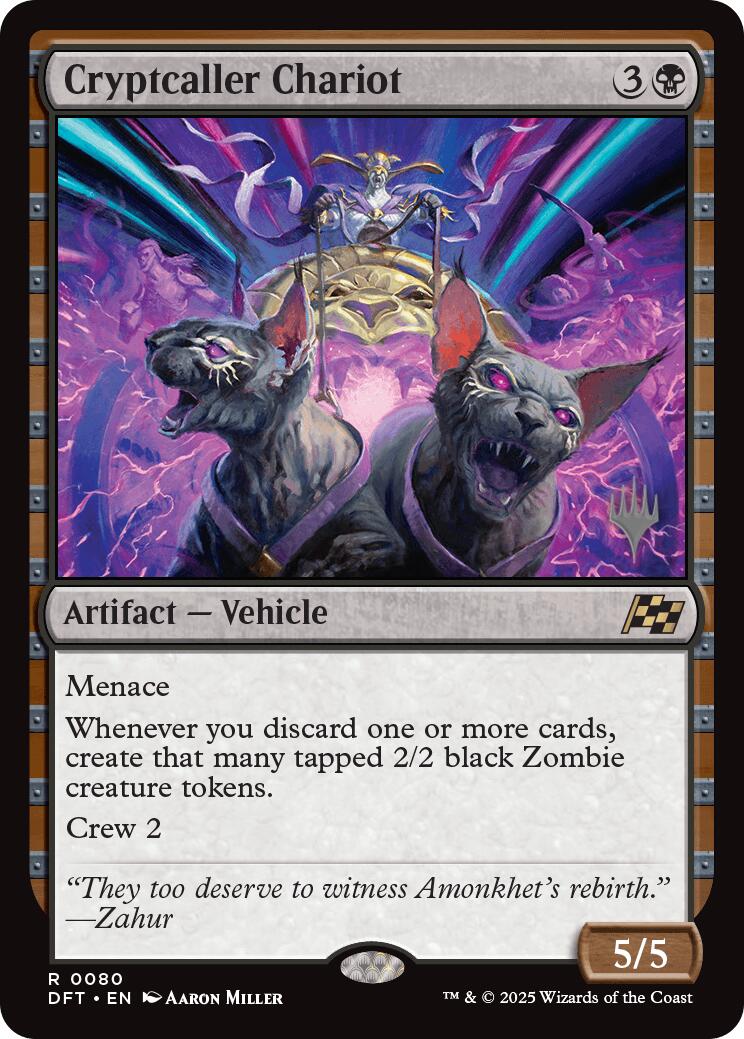 Cryptcaller Chariot (Promo Pack) [Aetherdrift Promos] Foil