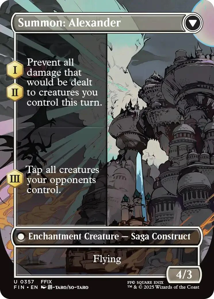 Crystal Fragments // Summon: Alexander (Borderless) [FINAL FANTASY] Foil - Image 2