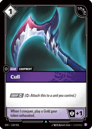 Cull (134/221) - Riftbound - [Spiritforged]