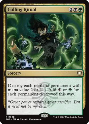 Culling Ritual  [Commander: Secrets of Strixhaven]