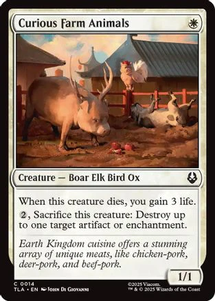 Curious Farm Animals  [Avatar: The Last Airbender] Foil