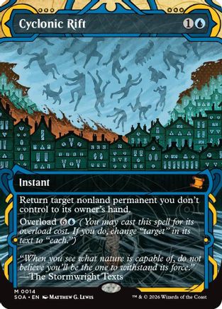 Cyclonic Rift  [Secrets of Strixhaven: Mystical Archive] Foil