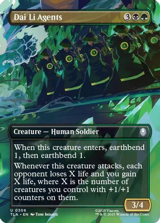 Dai Li Agents (Borderless)  [Avatar: The Last Airbender] Foil