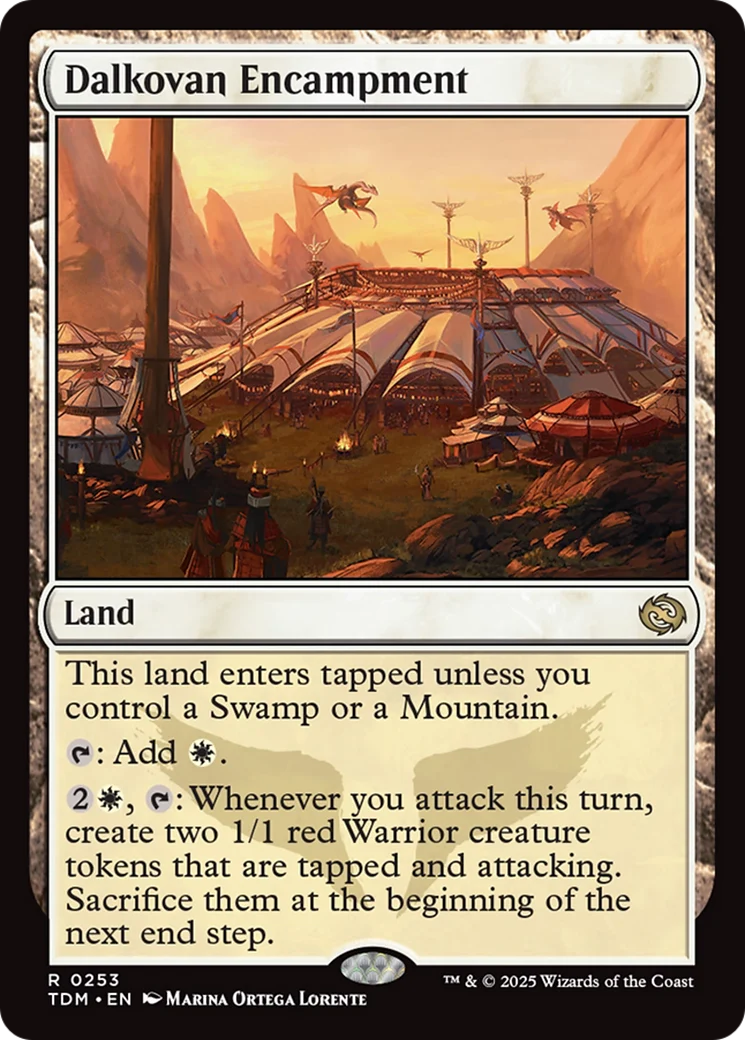 Dalkovan Encampment [Tarkir: Dragonstorm] Foil
