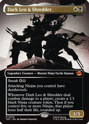 Dark Leo & Shredder (Borderless)  [Teenage Mutant Ninja Turtles]