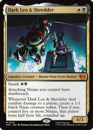 Dark Leo & Shredder  [Teenage Mutant Ninja Turtles] Foil