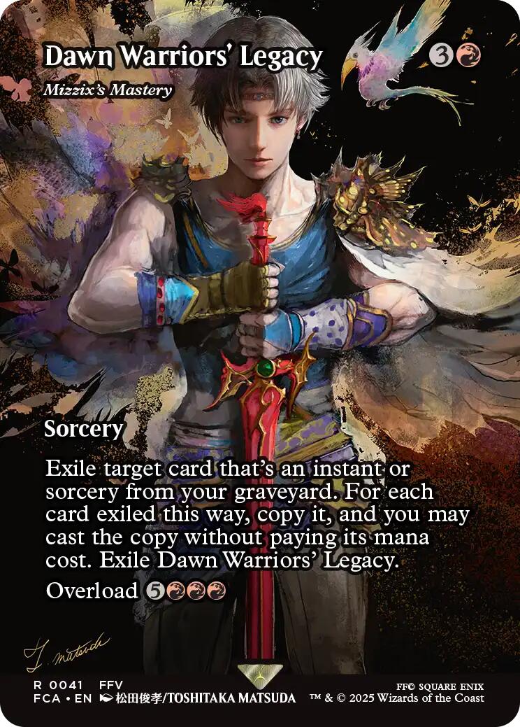 Dawn Warriors' Legacy - Mizzix's Mastery (Showcase) [FINAL FANTASY : Through the Ages] Foil