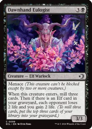 Dawnhand Eulogist  [Lorwyn Eclipsed] Foil