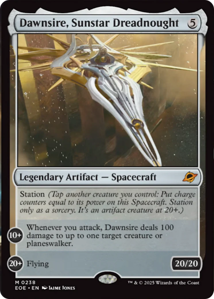 Dawnsire, Sunstar Dreadnought [Edge of Eternities] Foil