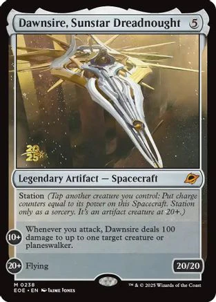 Dawnsire, Sunstar Dreadnought  [Prerelease Cards] Foil