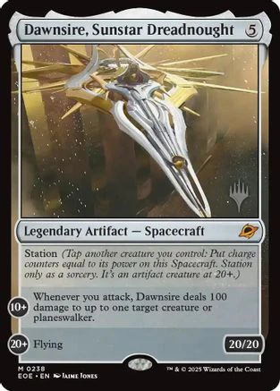 Dawnsire, Sunstar Dreadnought  [Promo Pack: Edge of Eternities] Foil