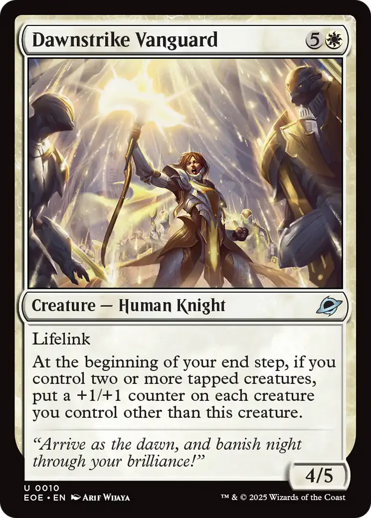 Dawnstrike Vanguard [Edge of Eternities] Foil
