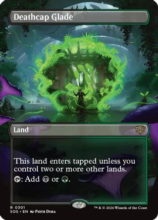 Deathcap Glade (Borderless)  [Secrets of Strixhaven]