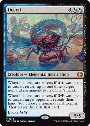 Deceit  [Lorwyn Eclipsed] Foil